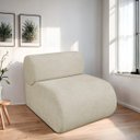 Ver imagem 2 de Kit 2 Poltronas Decorativas Orgânica Virgínia Bouclé - Doce Sonho Móveis