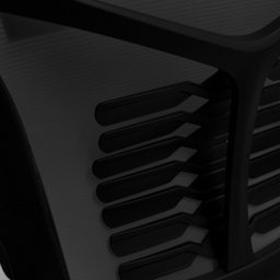 Cadeira Secretária Escritório Ergonômica Gogo Chair Gof-101 Fixa - Preta - 7