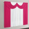 Cortina Montreal 2 Mts em Malha Janela Sala Quarto Pink - 1