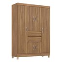 Ver mais imagens de Guarda Roupa Solteiro 6 Portas e 2 Gavetas Utah - Amêndola Touch
