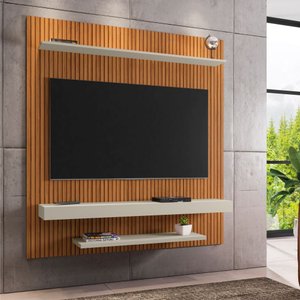 Painel para Tv 60" Paris Ripado Off White