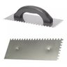 Kit 3 Ferramentas-1 Desempenadeira Dentada Aço+1 Marreta Borracha Branca 60mm+1 Marreta 40mm - 4
