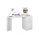 Ver imagem 2 de Escrivaninha Mesa Escritório Penteadeira 1 Porta 1 Gaveta Capricho Espresso Móveis