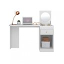 Ver imagem 6 de Escrivaninha Mesa Escritório Penteadeira 1 Porta 1 Gaveta Capricho Espresso Móveis