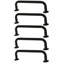 Ver imagem 1 de Kit 5 Suportes Cabides Closet Cabideiros 73cm de Teto Tubos Araras Masutti Organizadores Curvados