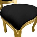 Ver imagem 4 de 4 Cadeira Medalhao Madeira Maciça Design Ingles Luxo Poltrona Entalhada Renascentista Natural Ingles