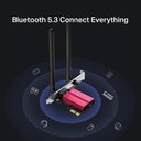 Ver imagem 4 de Placa de Rede Wi-fi Mercusys Ma86xe Axe5400 - Wi-fi 6 e Bluetooth 5.3 - Tri-band - 2 Antenas