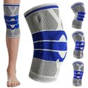 Ver imagem 1 de Joelheira Ortopedica Gel Compressao Suporte Exercicio Joelho Patela Apoio Exercicio Ajustavel