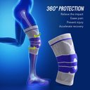 Ver imagem 4 de Joelheira Ortopedica Gel Compressao Suporte Exercicio Joelho Patela Apoio Exercicio Ajustavel