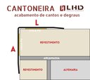 Ver imagem 2 de Perfil Cantoneira de Aço Inox 304, Escovado - 15 X 15 X 2980 Mm