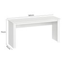 Ver imagem 3 de Escrivaninha Mesa Escritório Móveis 160CMBRANCA Fellicci