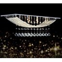 Ver imagem 5 de Luminaria de Cristal Moderno Retangular para Mesa de Jantar:bivolt