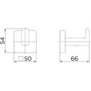 Ver imagem 2 de Cabide Trip 9000 Cromado Docol