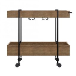 Carrinho Bar Industrial Steel Quadra  - 2