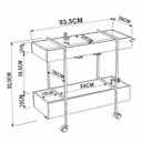 Ver imagem 4 de Carrinho Bar Industrial Steel Quadra