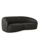 Ver imagem 6 de Sofá Sala Nuvem 190 Cm Conforto Premium Decorativo Orgânico:courino Sintético Preto