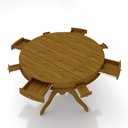 Ver imagem 7 de Mesa de Jogos Carteado 4 Lugares Bellagio com Gavetas e Tampo Reversível Base Estrela com Tecido Mel