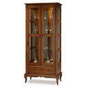 Ver imagem 2 de Cristaleira em Madeira com Espelho e LED 2 Portas e Laterais em Vidro 60303EL Linz Móveis - Imbuia