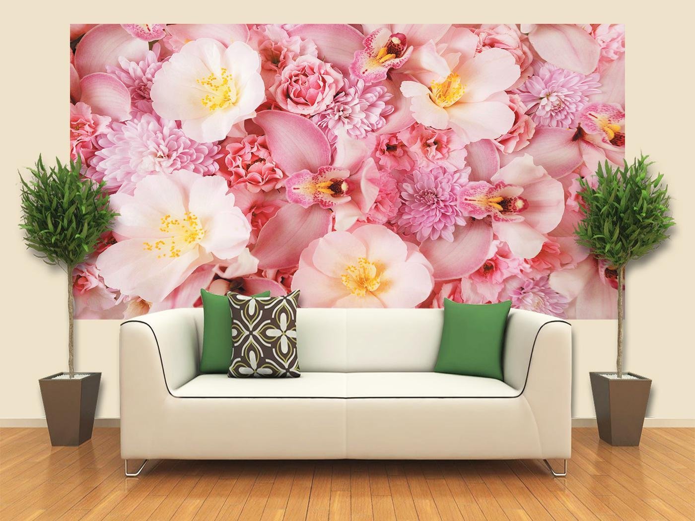 Papel De Parede 3D Flores 0011 (2.50M X 1.50M) | MadeiraMadeira