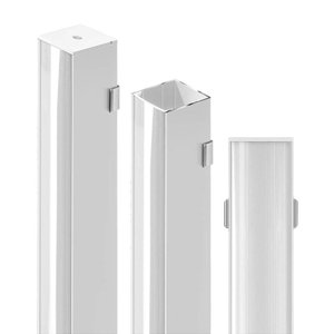 Perfil de Alumínio Lumanti Branco Sobrepor 30x30x3000mm