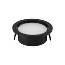 Ver imagem 3 de Kit 2 Spots de Embutir para Móvel Nordecor Alua Redondo Led 2w Bivolt Preto 4000k Luz Neutra 6576