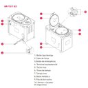 Ver imagem 7 de Masseira Amassadeira Rápida Industrial 15 Kg Braesi 2cv Ar-15/1 G3 220v