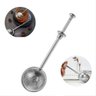 Infusor de Chá Inox Peneira Coador Erva Prático Cabo Longo - 9