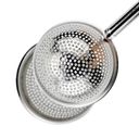 Ver imagem 4 de Infusor de Chá Inox Peneira Coador Erva Prático Cabo Longo