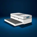 Ver imagem 2 de Cama Box Baú com Colchão de Molas Ensacadas Double Face Essence Probel + Auxiliar Solteiro 88cm