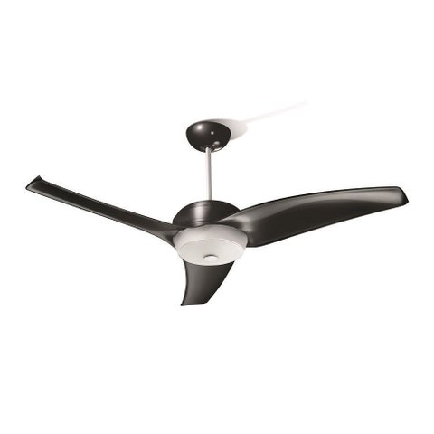 Ventilador de Teto Latina VT633 Preto 127V Controle de Parede