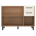 Ver imagem 2 de Balcão de Cozinha Gabinete Pia 120cm 3 Portas e 2 Gavetas Havana Multimóveis Cr20310 Rovere/