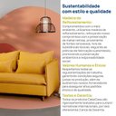 Ver mais imagens de Sofá Modular 2 Lugares Braço Lateral com Pé Madeira Sôma CabeCasa MadeiraOriginals