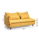 Ver imagem 4 de Sofá Modular 2 Lugares Braço Lateral com Pé Madeira Sôma CabeCasa MadeiraOriginals