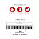 Ver imagem 3 de Eletrodutos Corrugado Durínflex Pvc Antichamas 20mm X 50 Metros Amarelo Durín