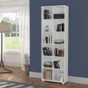 Ver imagem 1 de Estante para Livros com 12 Nichos 100% MDF 225CMX74CM Branco