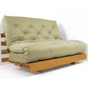 Ver imagem 6 de Sofá Cama Casal Futon Tokio Bege Madeira Maciça Cor Mel