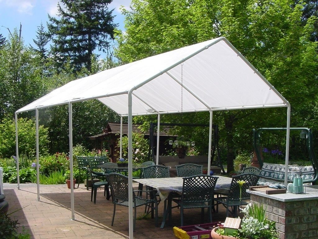 Lona Barraca de Feira SL300 Cobertura Tenda Branca 7,5x5,5 - 2