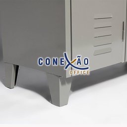 Armário Roupeiro De Aço Vestiário Academia 8 Portas Locker Cinza - 16