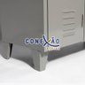 Armário Roupeiro De Aço Vestiário Academia 8 Portas Locker Cinza - 16
