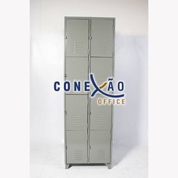 Armário Roupeiro De Aço Vestiário Academia 8 Portas Locker Cinza - 20