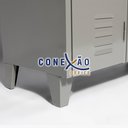 Ver imagem 6 de Armário Roupeiro De Aço Vestiário Academia 8 Portas Locker Cinza