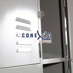 Armário Roupeiro De Aço Vestiário Academia 8 Portas Locker Cinza - 19