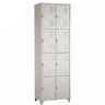 Armário Roupeiro De Aço Vestiário Academia 8 Portas Locker Cinza - 2