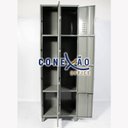Ver imagem 7 de Armário Roupeiro De Aço Vestiário Academia 8 Portas Locker Cinza