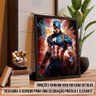 Quadro para Decoração Grande Quarto Moderno Grafite Capitão - 6