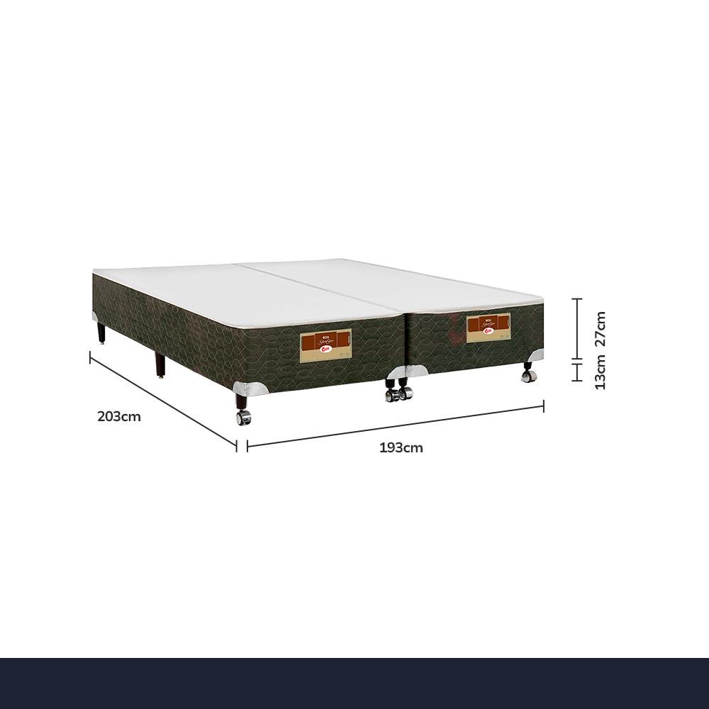 Base Cama Box Castor King 193x203x27 Silver Star Tecnopedic - 6