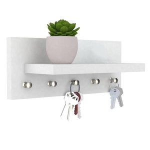 Porta Chave Prateleira Gancho Metalico Chaveiro