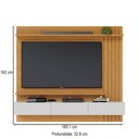 Ver imagem 2 de Painel para Tv até 70 Polegadas Juriti 3 Portas Ripado Naturale/off White Matte - Colibri