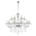 Ver imagem 1 de Lustre Anjou Cromado e Transparente (d)82cm (a)100cm 18xe14 720w - Jf118c