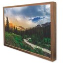Ver imagem 3 de Quadro Decorativo Caixa Natureza Tacolado Moldura Caixa Alta 4,5cm Preta sem Vidro 60 X 90cm